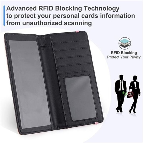 Checkbook Covers for Personal Checkbook Pink K - Picture 4 of 6